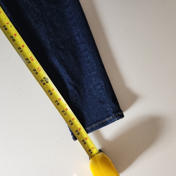 Levis 720 High Rise Super Skinny Jeans Dark Wash Stretchy Denim Womens Size 32 - Picture 11 of 12